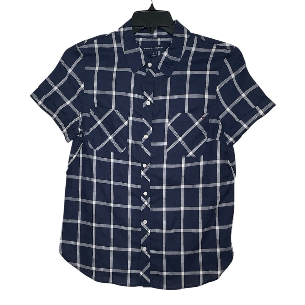 Tommy Hilfiger navy shirt sz M